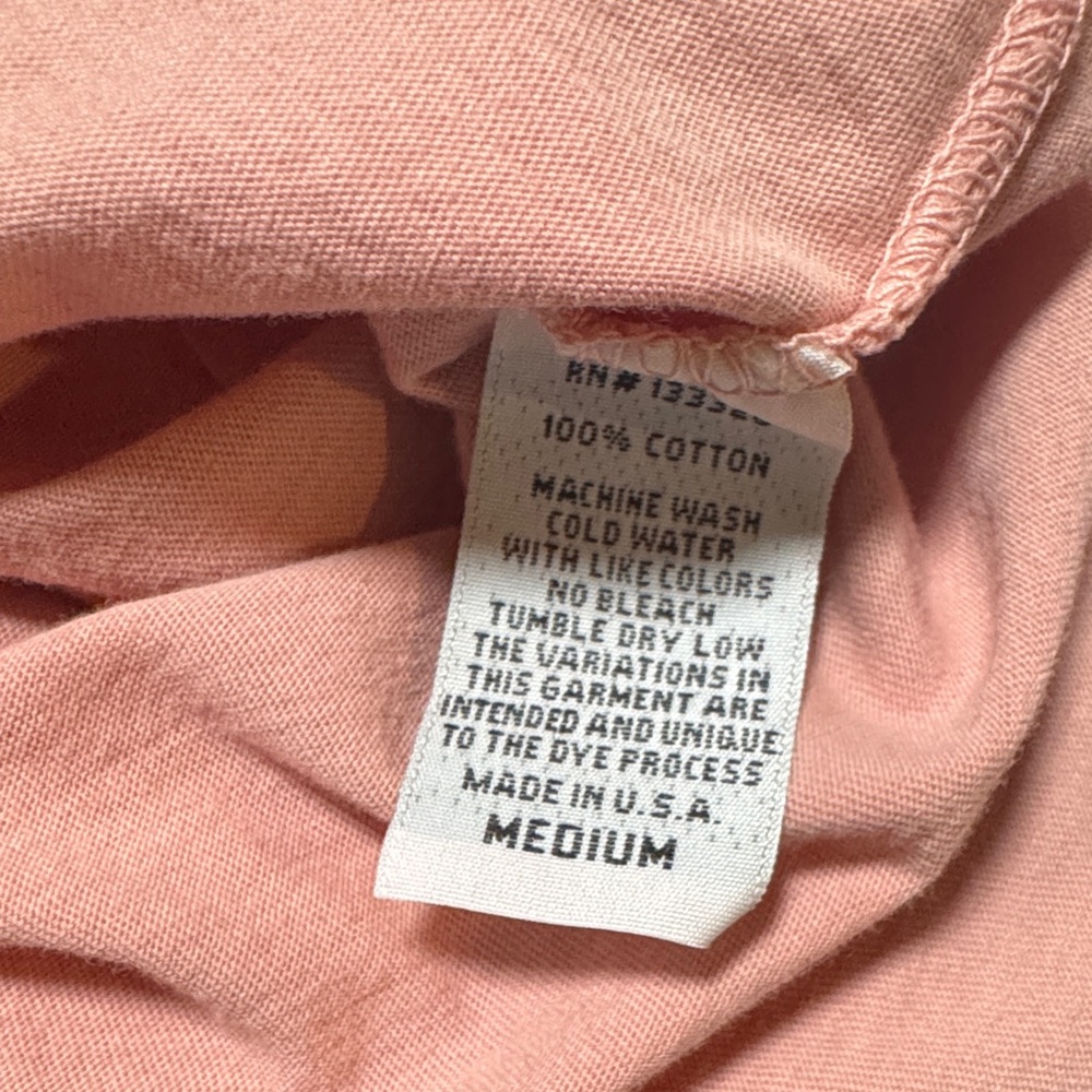 Original Retro Brand Peach Bonjour Graphic Men's T-Shirt - Picture 7 of 7